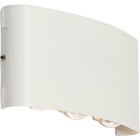 Buiten wandlamp wit incl. LED 6-lichts IP54 - Silly