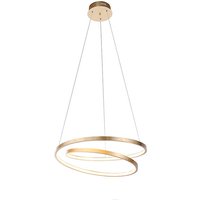 Design hanglamp goud 55 cm incl. LED dimbaar - Rowan