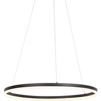 Design hanglamp zwart 80 cm incl. LED 3-staps dimbaar - Anello
