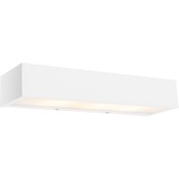 Design langwerpige wandlamp wit 35 cm - Houx