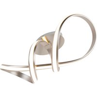 Design plafondlamp staal dimbaar incl. LED - Viola Due