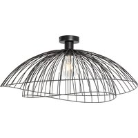 Design plafondlamp zwart 60 cm - Pua