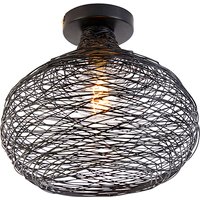 Design plafondlamp zwart - Sarella