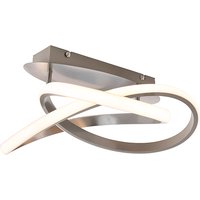 Design plafonnière staal incl. LED 3-staps dimbaar - Ruta