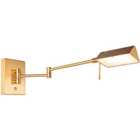 Design wandlamp brons incl. LED met touch dimmer - Notia