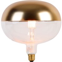 E27 dimbare LED lamp kopspiegel goud 6W 360 lm 1800K