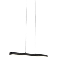 Hanglamp zwart vier staps dimbaar incl. LED met touch dimmer - Oganda