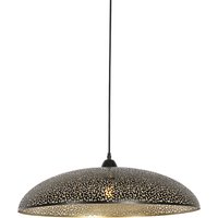 Industriële hanglamp zwart met goud 60 cm - Japke