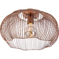 Industriële plafondlamp koper 40 cm - Finn