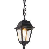 Klassieke buiten hanglamp zwart IP44 - Capital