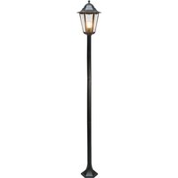 Klassieke staande buitenlamp zwart 170cm IP44 - New Orleans 1
