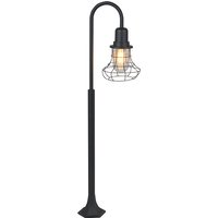 Landelijke buitenlamp zwart IP44 - Moreno
