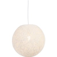 Landelijke hanglamp wit 35 cm - Corda
