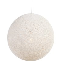 Landelijke hanglamp wit 60 cm - Corda