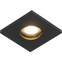 Moderne badkamer inbouwspot zwart - Doku