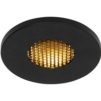 Moderne badkamer inbouwspot zwart - Shed Honey