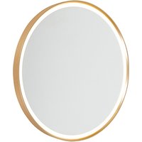 Moderne badkamerspiegel goud incl. LED IP44 met spiegel - Miral