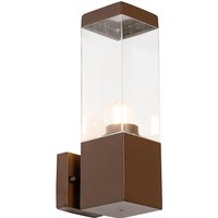 Moderne buiten wandlamp roestbruin - Malios