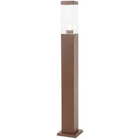 Moderne buitenlamp paal roestbruin 80 cm - Malios