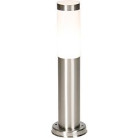 Moderne buitenlamp paal staal 45 cm IP44 - Rox
