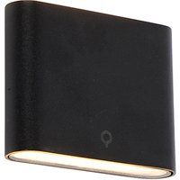 Moderne buitenwandlamp zwart 11