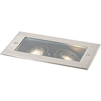 Moderne grondspot staal 2-lichts IP65 - Oneon