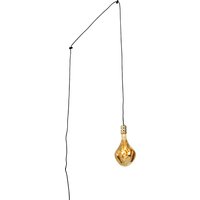 Moderne hanglamp goud met stekker incl. LED lamp dimbaar - Cavalux