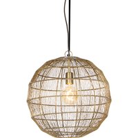 Moderne hanglamp messing 42 cm - Bolti