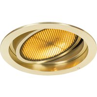 Moderne inbouwspot goud verstelbaar - Coop 111 Honey