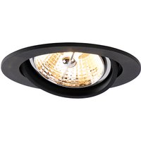 Moderne inbouwspot zwart kantelbaar AR70 - Cisco