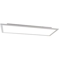 Moderne plafondlamp staal incl. LED 80 cm - Liv