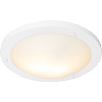 Moderne plafonnière wit 41 cm IP44 - Yuma