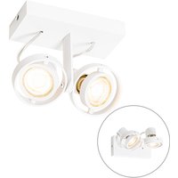 Moderne spot wit 2-lichts - Master 50