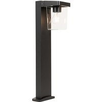 Moderne staande buitenlamp zwart 60 cm IP54 - Chimay