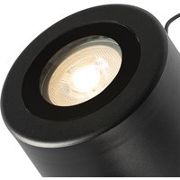 Moderne tuinspot zwart rond IP65 AR111 - Lennard
