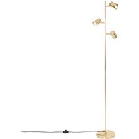 Moderne vloerlamp messing 3-lichts - Jeana