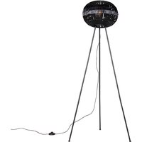 Moderne vloerlamp tripod zwart - Zoë