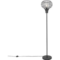 Moderne vloerlamp zwart - Saffira