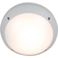 Moderne wand- en plafondlamp grijs IP65 - Gelmi