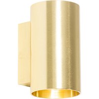 Moderne wandlamp goud rond 2-lichts - Sandy