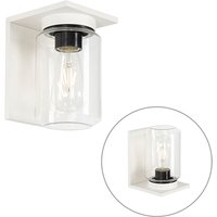 Moderne wandlamp wit IP54 - Marshall