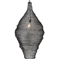 Oosterse hanglamp zwart 60 cm - Nidum L