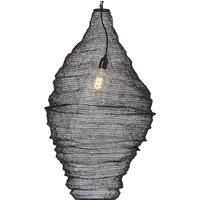 Oosterse hanglamp zwart 90 cm - Nidum