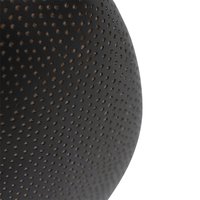 Oosterse plafondlamp zwart met goud 40 cm - Radiance