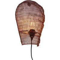 Oosterse wandlamp brons 35 cm - Nidum