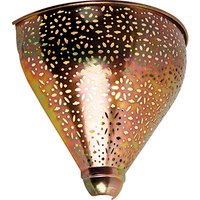 Oosterse wandlamp koper - Muraf