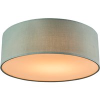 Plafondlamp groen 30 cm incl. LED - Drum LED