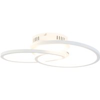Plafondlamp wit 45 cm incl. LED 3 staps dimbaar - Rowin