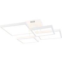 Plafondlamp wit incl. LED 3 staps dimbaar 4-lichts - Lejo