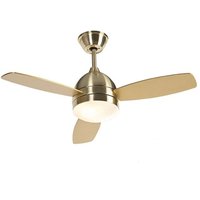 Plafondventilator messing met afstandsbediening - Rotar